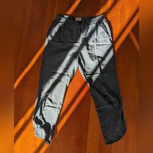 Marine Layer Steel blue dolphin hem pants